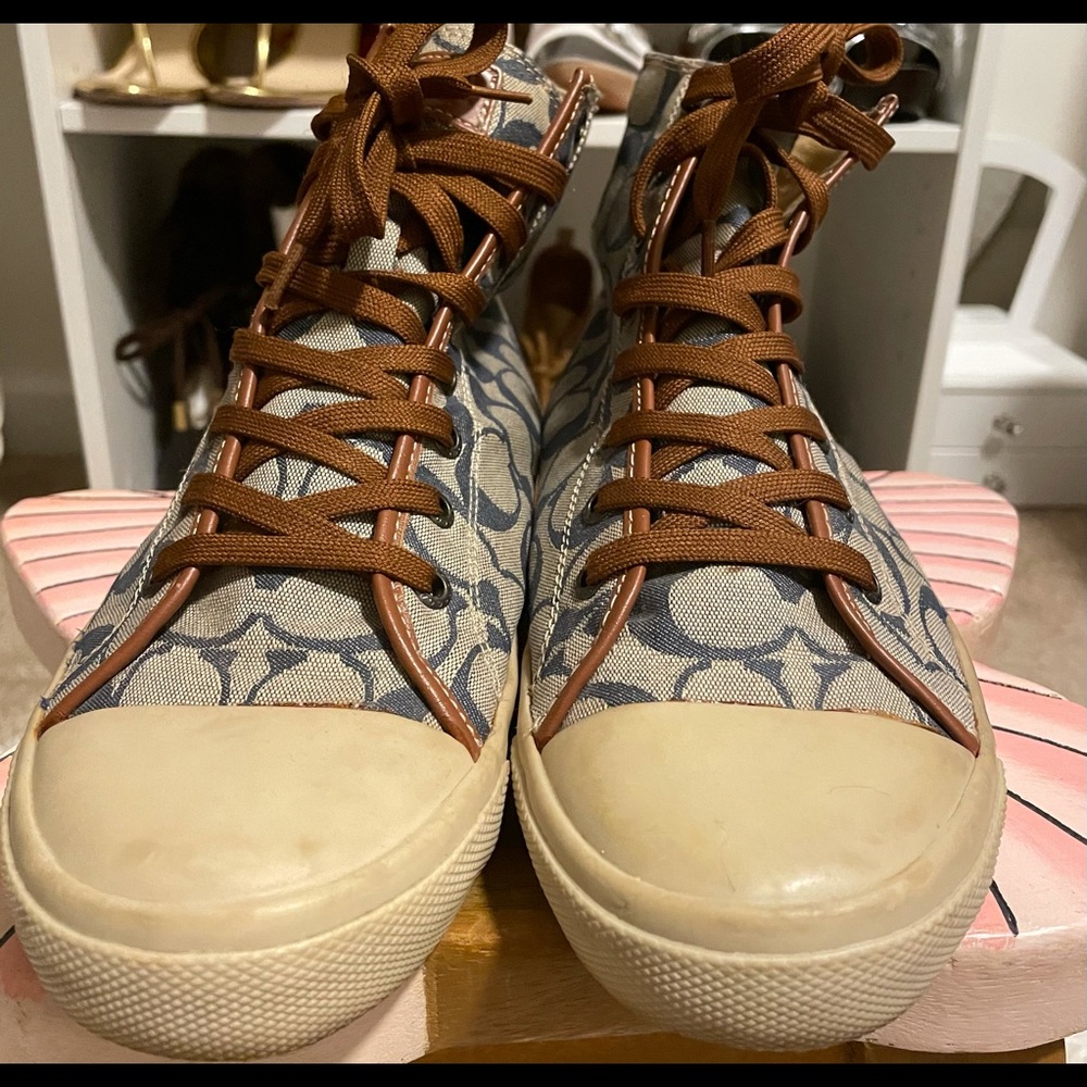 COACH Signature High Top Sneakers